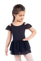 Só Dança Child Short Cake Cold Shoulder Leotard