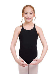 Children's Camisole Leotard with Double Strap Back Leotards Capezio Child S Black