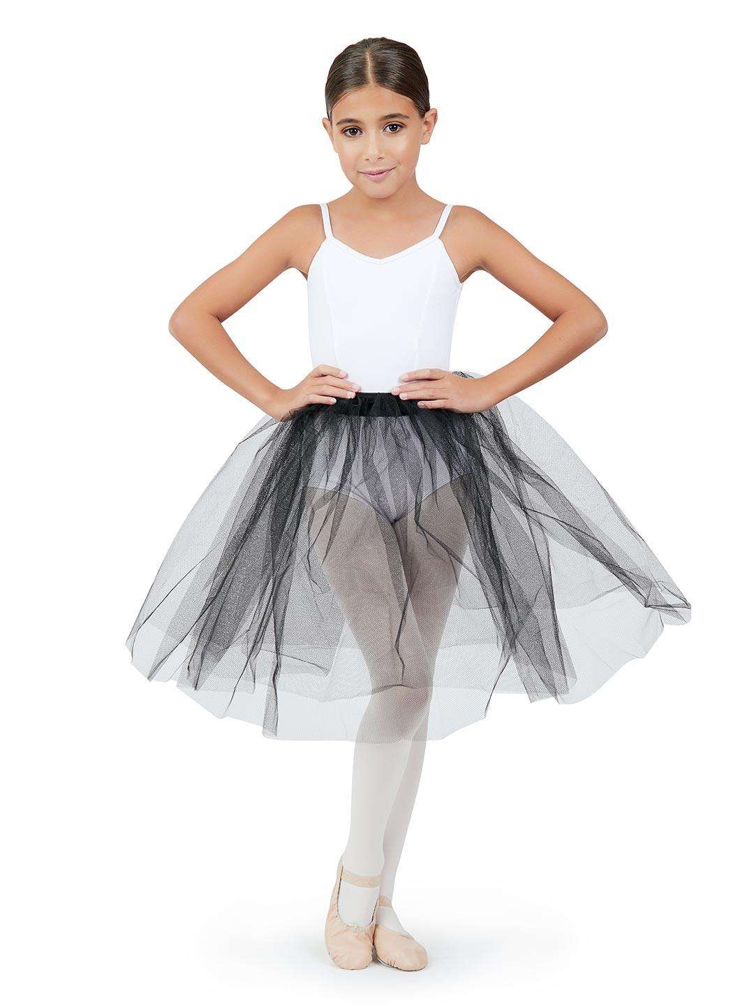 Children's Romantic Ballet Tutu Bottoms Capezio Black Child OSFA