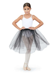 Children's Romantic Ballet Tutu Bottoms Capezio Black Child OSFA