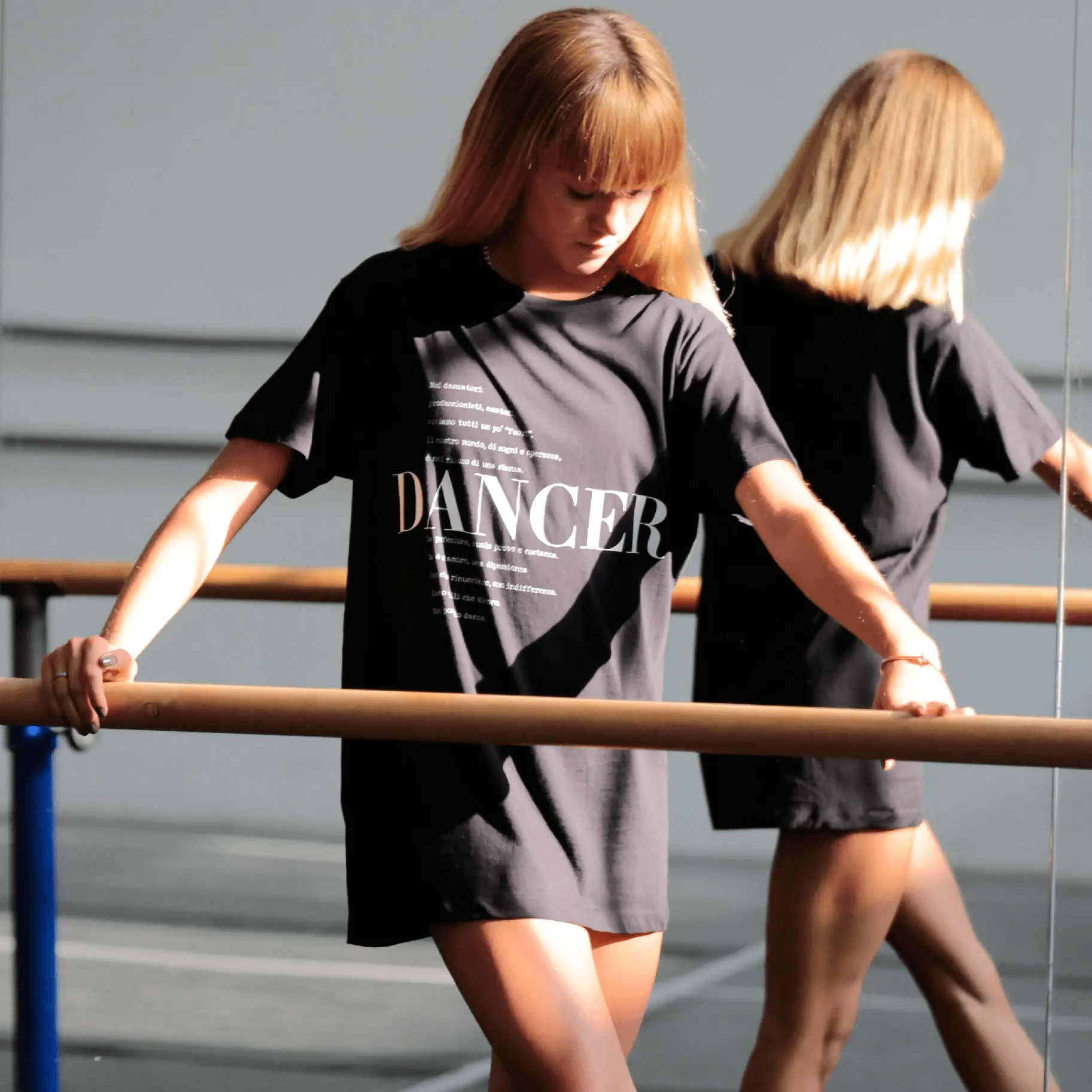 "Dancer" Tee Tops Non Posso, Ho Danza Adult XS