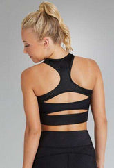 FlexTek Shimmer Crop Top Tops Balera Child L Black