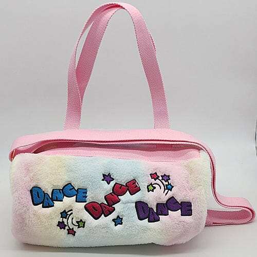 Fuzzy Dance Duffel Bags Dasha Designs Pink