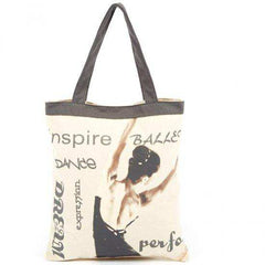 Graceful Dancer Tote Bags Dasha Designs