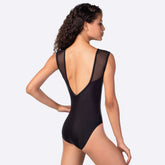 Só Dança "Haissa" Shimmer Adult Leotard w/Soft Mesh Straps