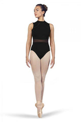 Ladies Solene High Neckline Open Back Tank Leotard Leotards Bloch