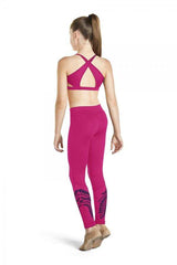 Laser Cut Girl's Leggings Bottoms Bloch