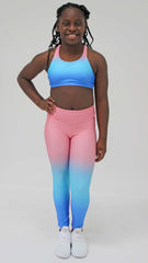 Candy Pink Marine Ombre Leggings