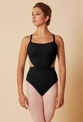 Mesh Back Embroidered Leotard Leotards Mirella