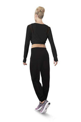 Niolle Ladies Cropped Long Sleeve Top Tops Bloch