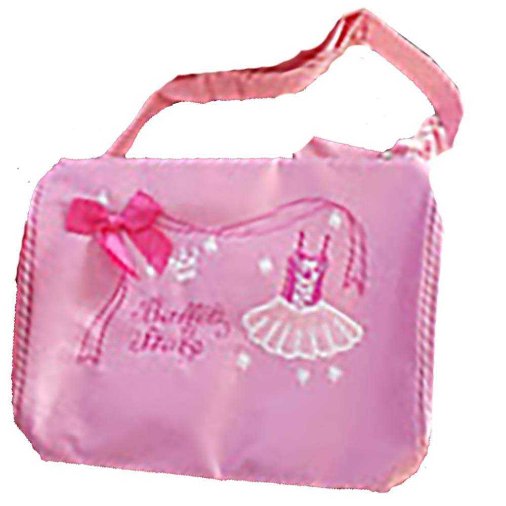 Pink Dance Duffel with Pink Bow Bags Nutcracker Ballet Gifts