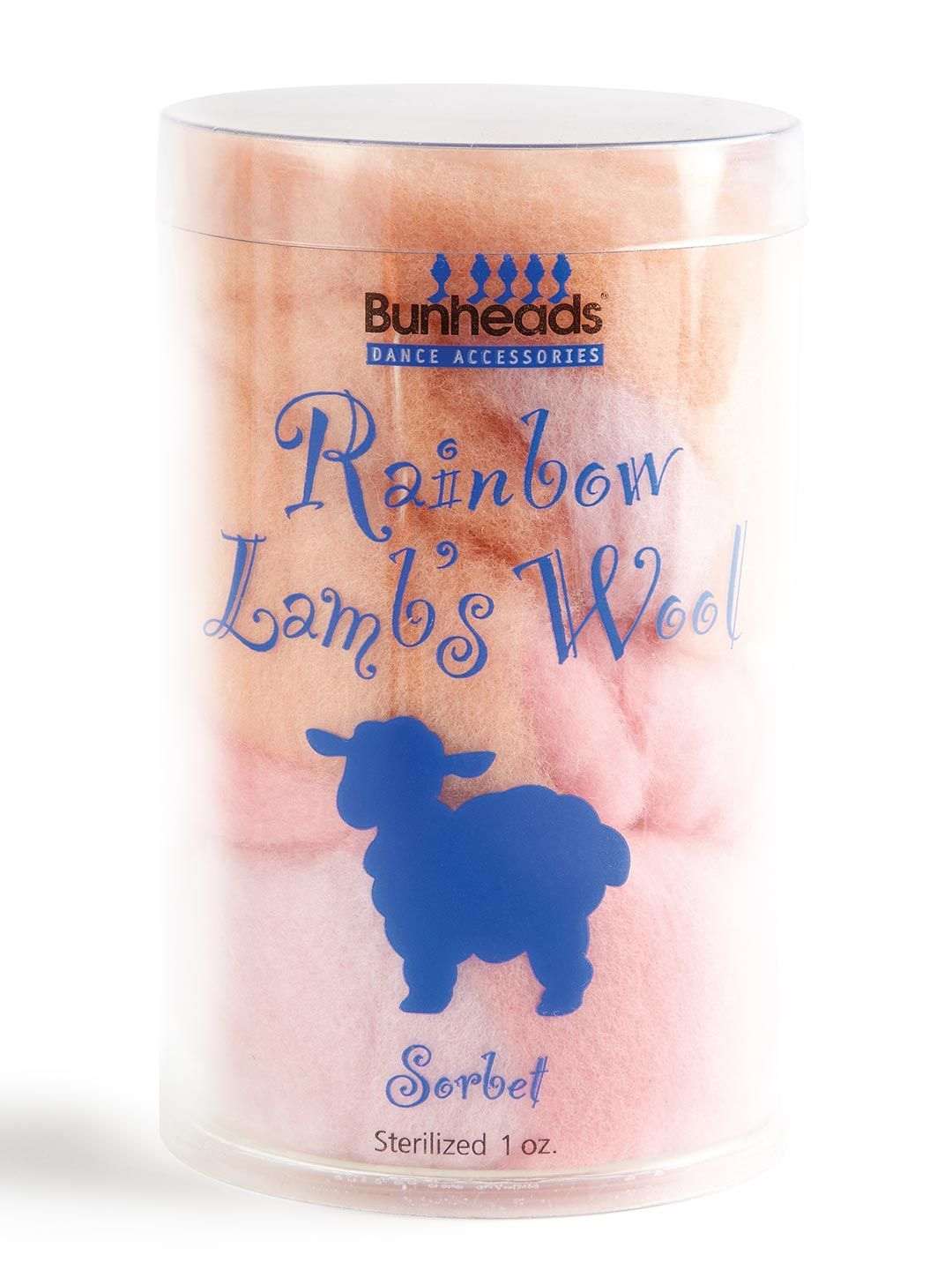 Rainbow Lamb's Wool Shoe Accessories Bunheads