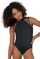 Strappy Shoulder Leotard Leotards Balera Child M Black