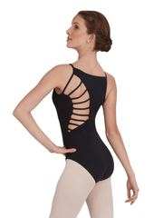 Sunburst Mock Turtle Leotard Leotards Capezio Adult XS Black