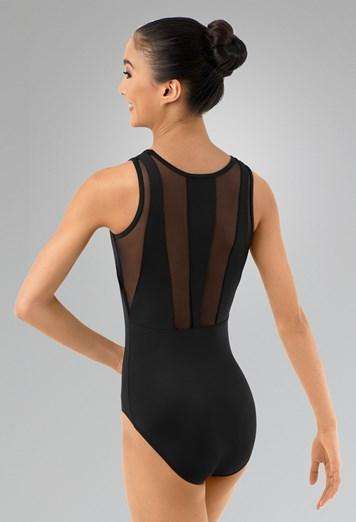 Tank Leotard with Mesh Back Leotards Balera Child M Black