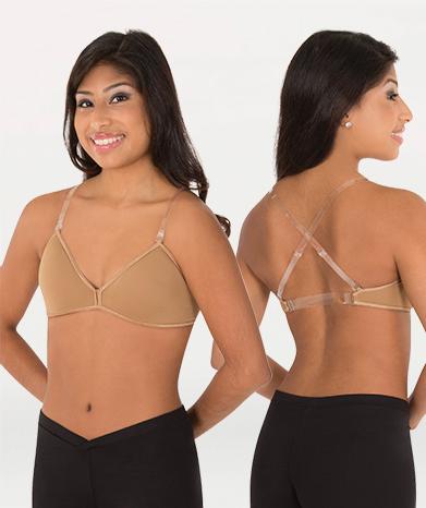 Body Wrappers Deep Plunge Padded Total Stretch Convertible Bra