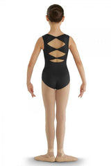 Triple Bow Back Child Tank Leotard Leotards Bloch Child 6X-7 Black