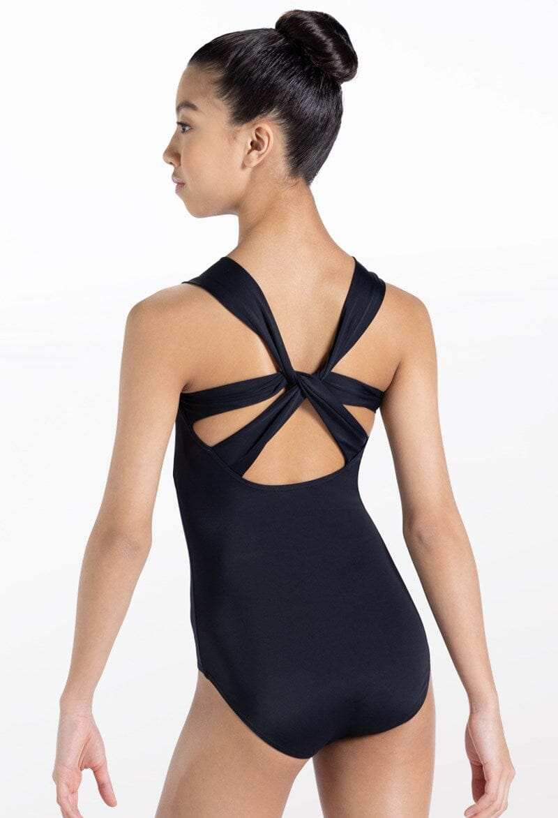 Twist Back Sweetheart Leotard Leotards Balera Child M Black