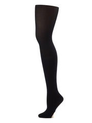 Capezio 1916X Ultra Soft Seamless Toddler Convertible Tights Transition Black