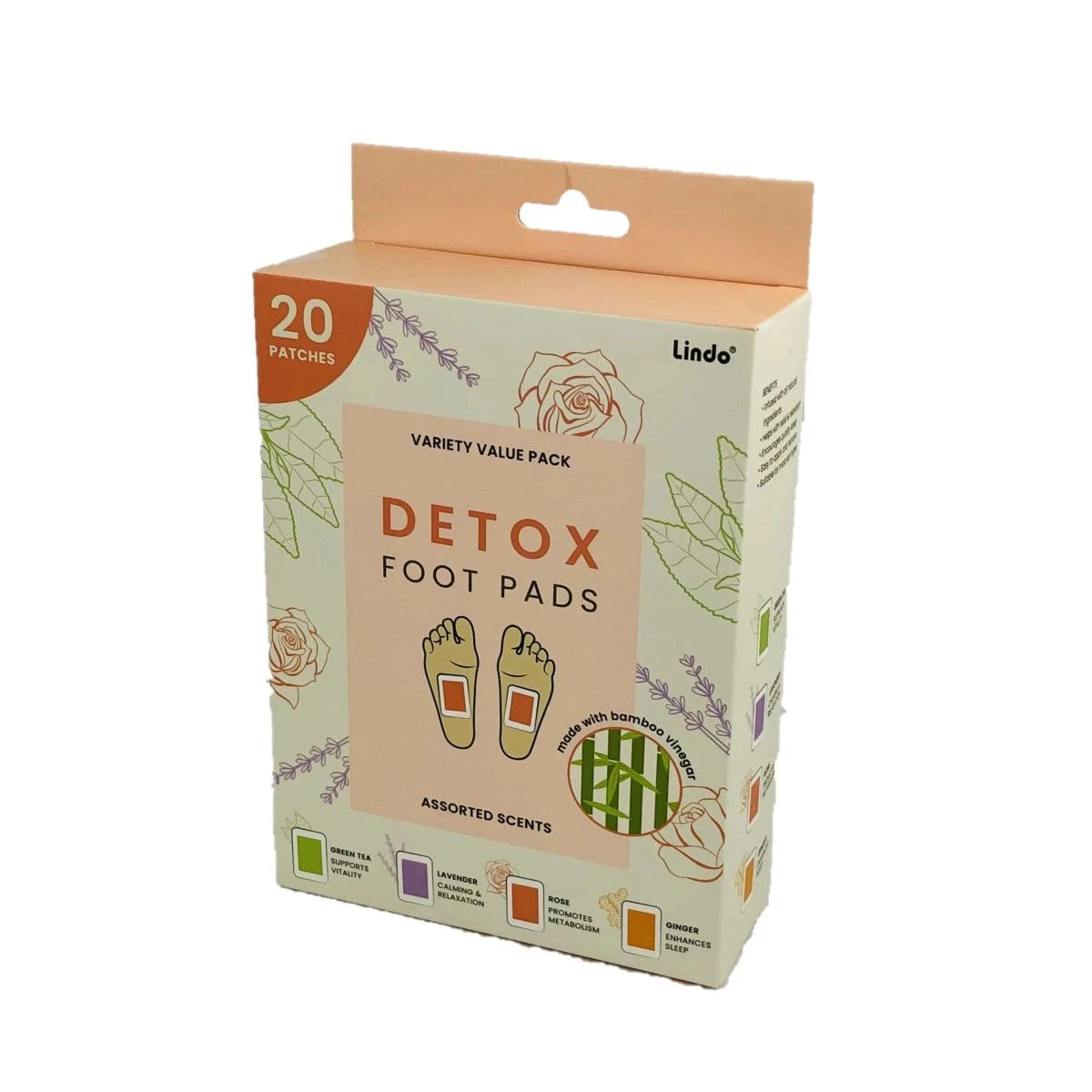 Detoxifying Foot Pads Variety Pack (20patches/box)