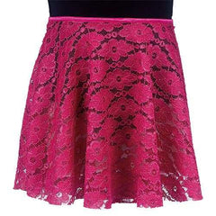 Dasha Designs 4531 girls stretch lace pull-on dance skirt