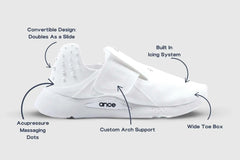 Ance Recovery Sneakers White Side 1