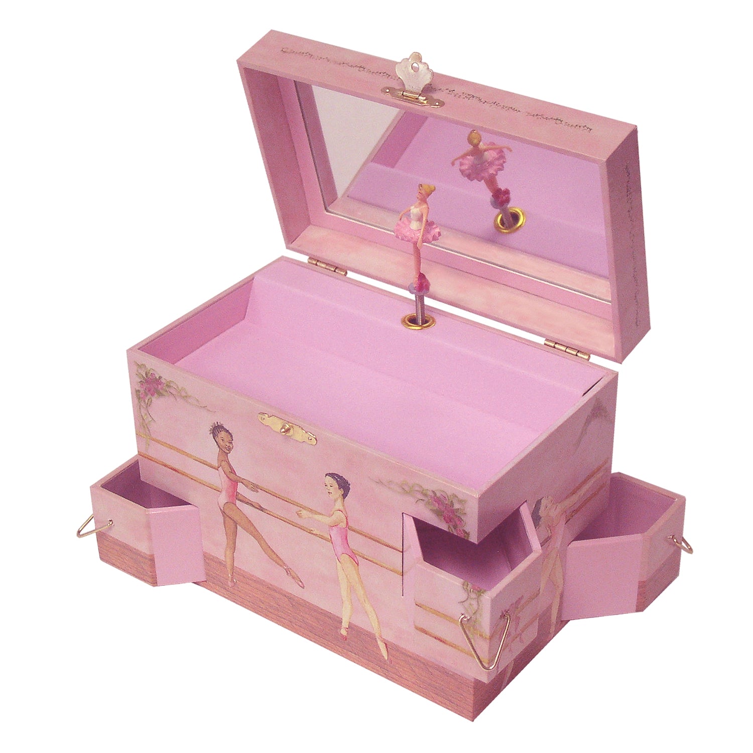 Enchantmints Ballet School Musical Jewelry Box with twirling ballerina