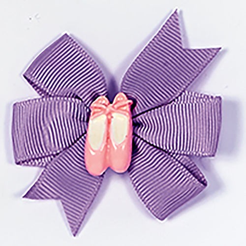 Pinwheel Bow with Ballet Shoes