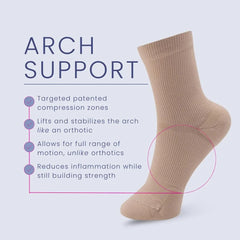 Apolla Performance Shock Crew Compression Socks 20-30mmHg with arch support and ankle stability for all-day comfort