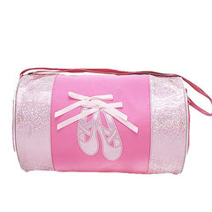 Kids Dance Bag - Ballet Shoes Barrel Bag - Dasha Designs