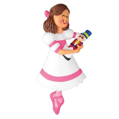 Clara Nutcracker Ornament - Dasha Designs 6067A