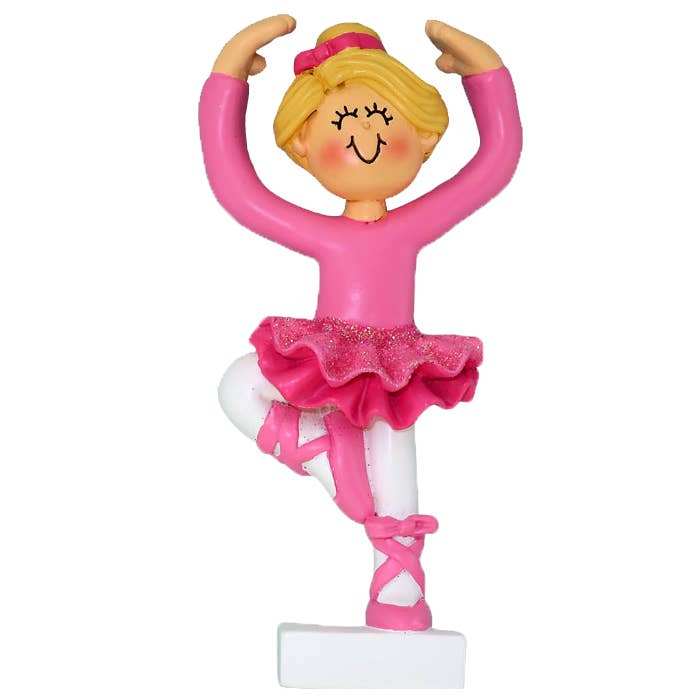 Dasha Designs 6062 ballet ornament – ballerina Christmas ornament with shimmering tutu