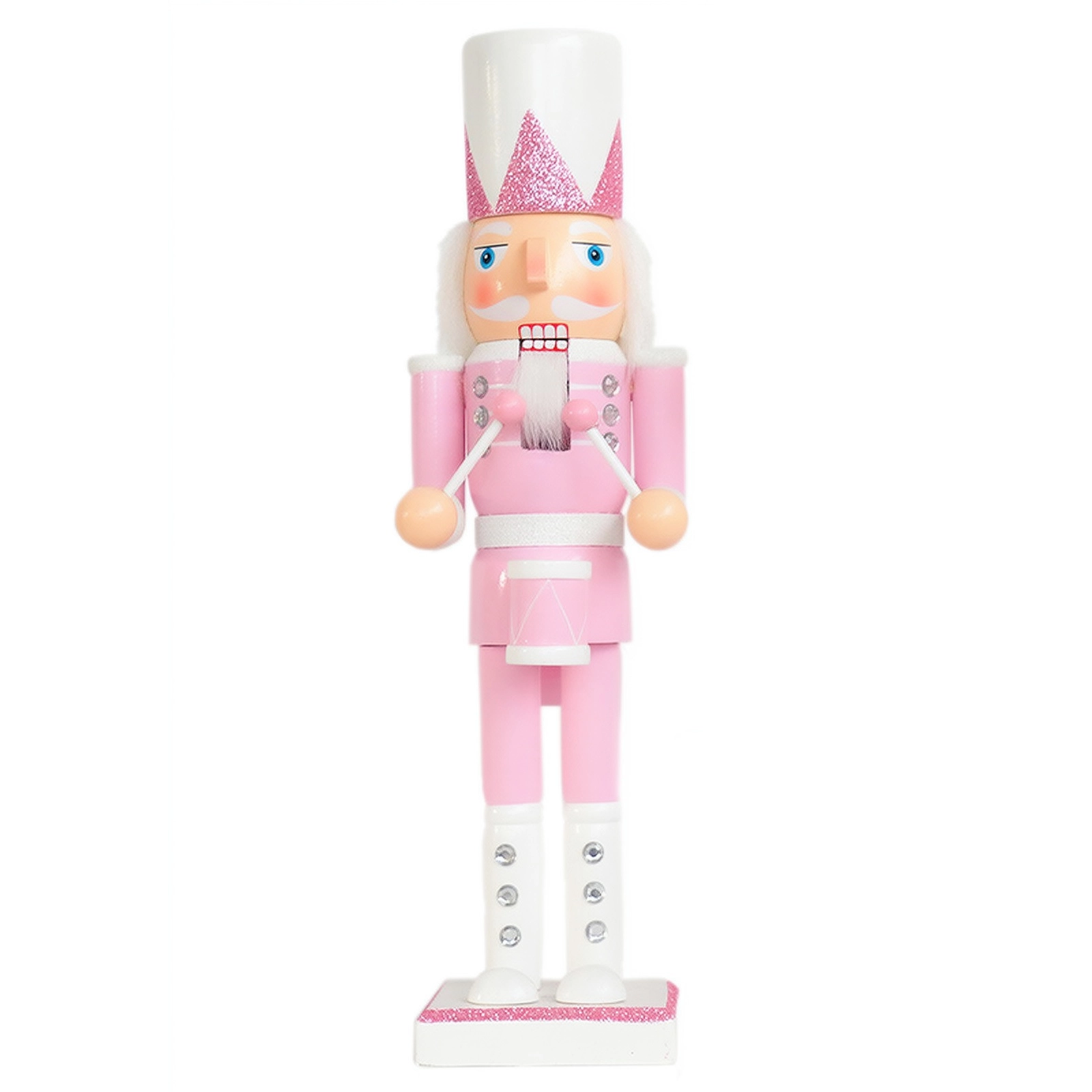 Pink Splendor 15-Inch Wooden Nutcracker