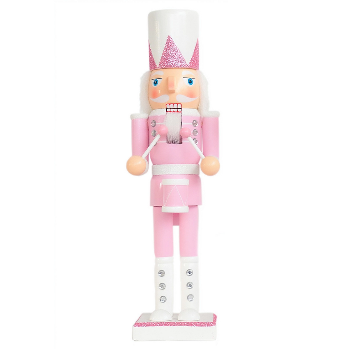 Pink Splendor 15-Inch Wooden Nutcracker