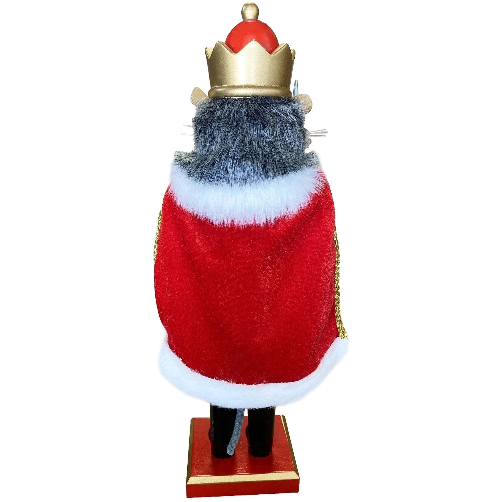Mouse King 14-Inch Wooden Nutcracker