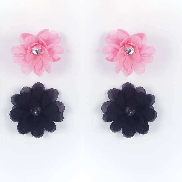 Dasha Designs 3021 Chiffon Flower Tapties – handmade chiffon tap shoe flowers