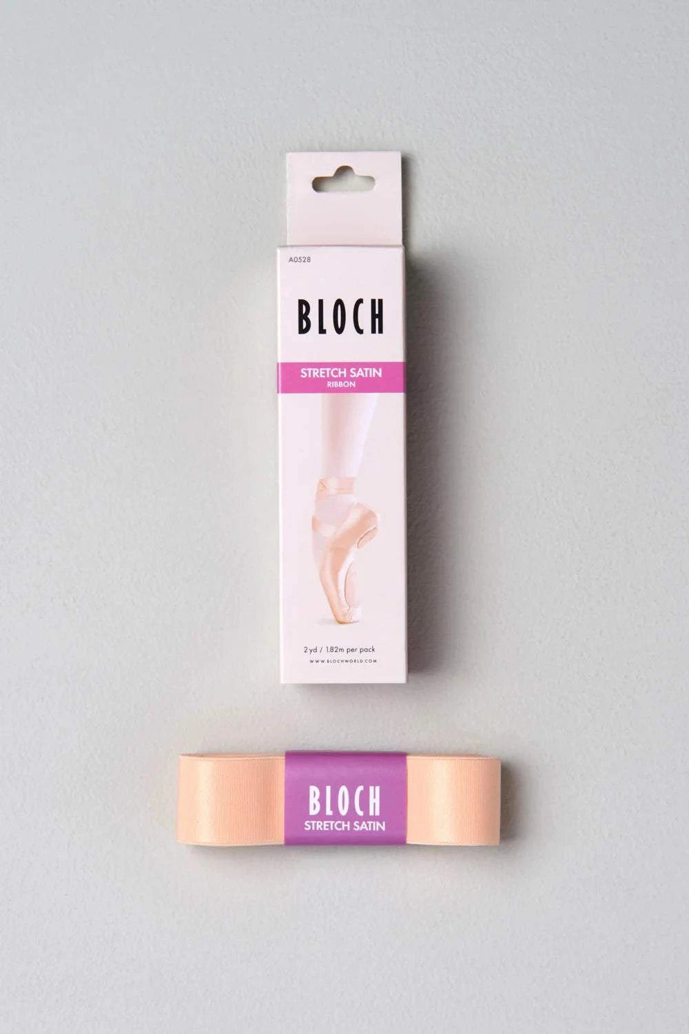 Bloch Stretch Satin Ribbon A0528 for Pointe Shoes