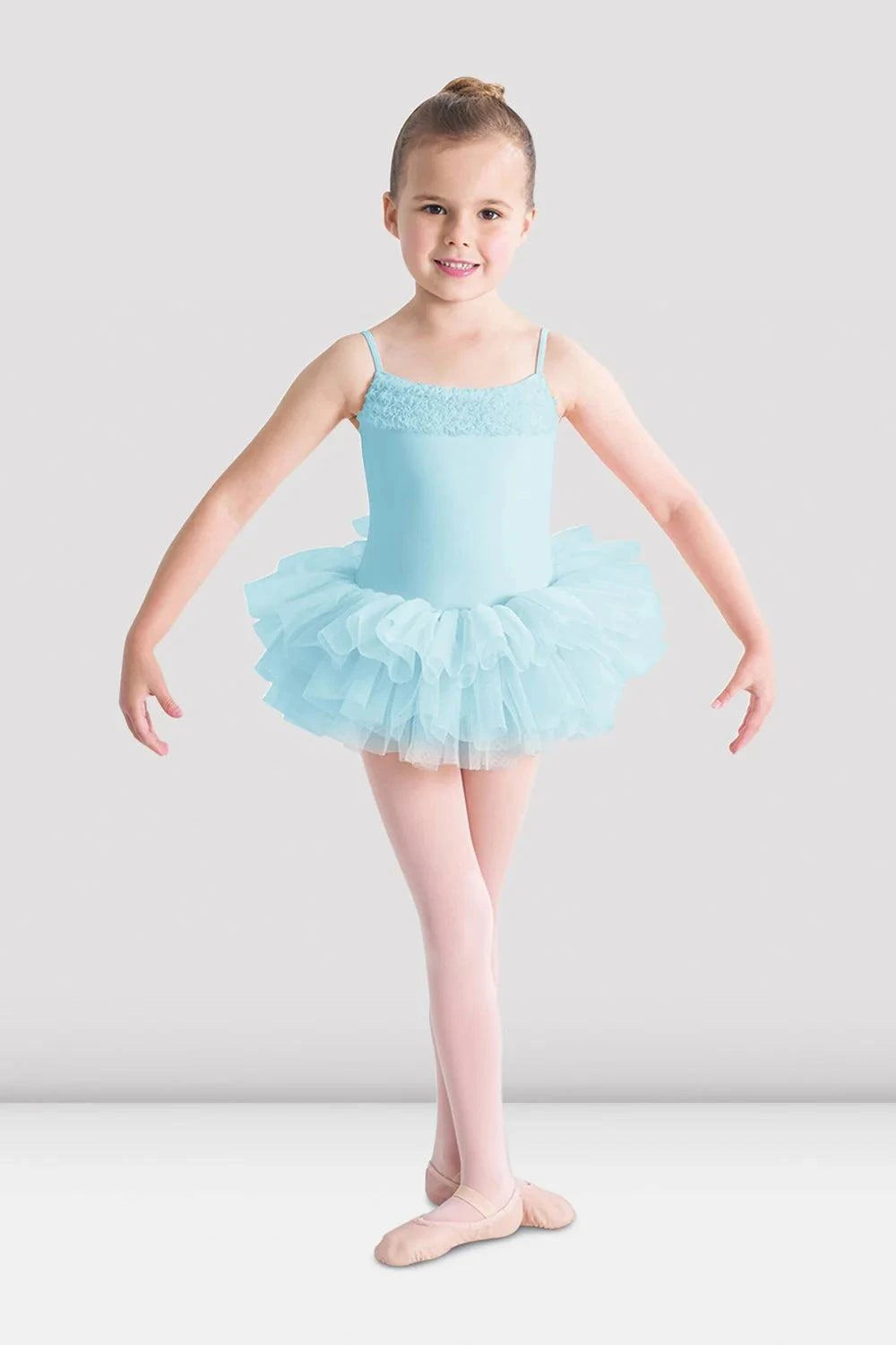 Bloch Girls Desdemona Tutu Leotard | Ruffle Camisole Tutu Dress