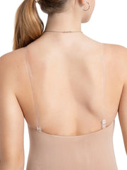 Capezio STRP1 clear adjustable shoulder straps 6-pack for dancewear