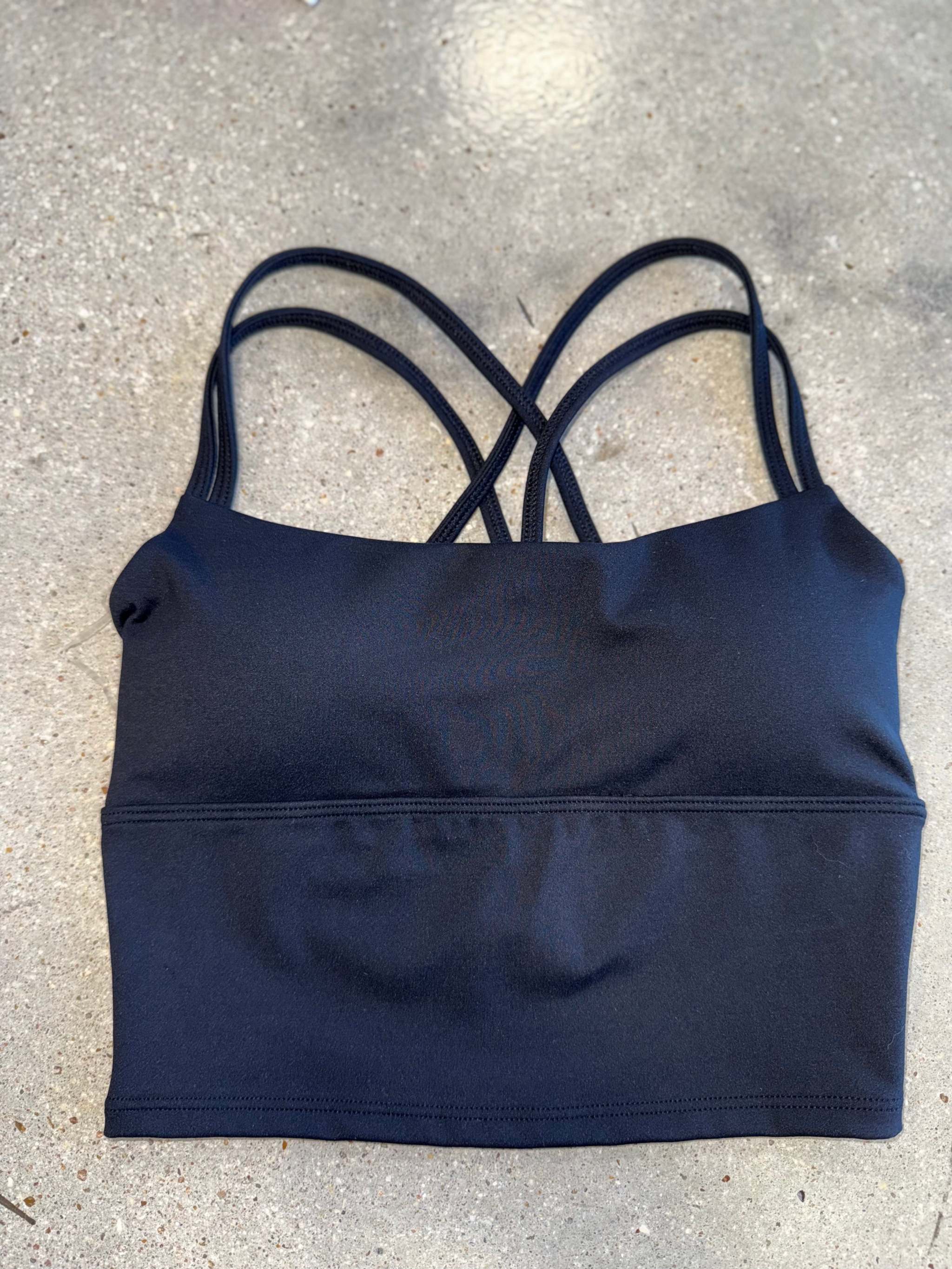 Double Strap Crop Top