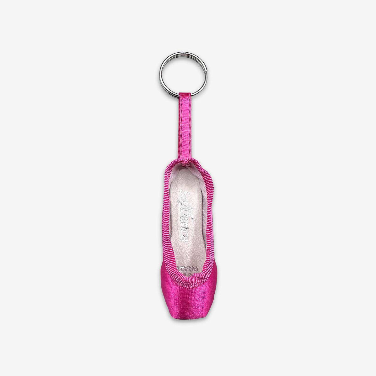 So Danca Mini Pointe Shoe Keychain KC40 – satin ballet pointe shoe keychain
