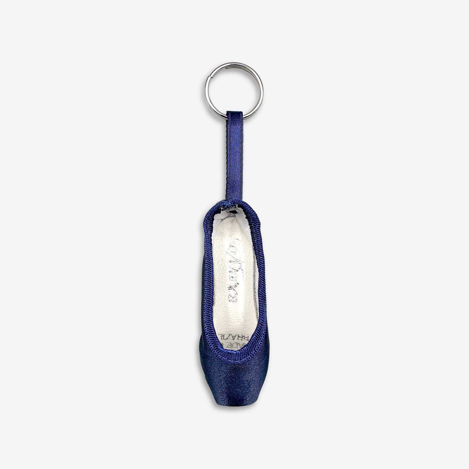 So Danca Mini Pointe Shoe Keychain KC40 – satin ballet pointe shoe keychain