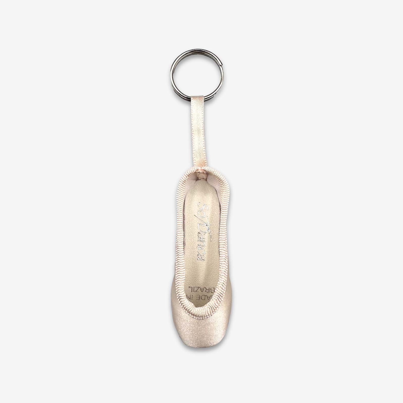 So Danca Mini Pointe Shoe Keychain KC40 – satin ballet pointe shoe keychain