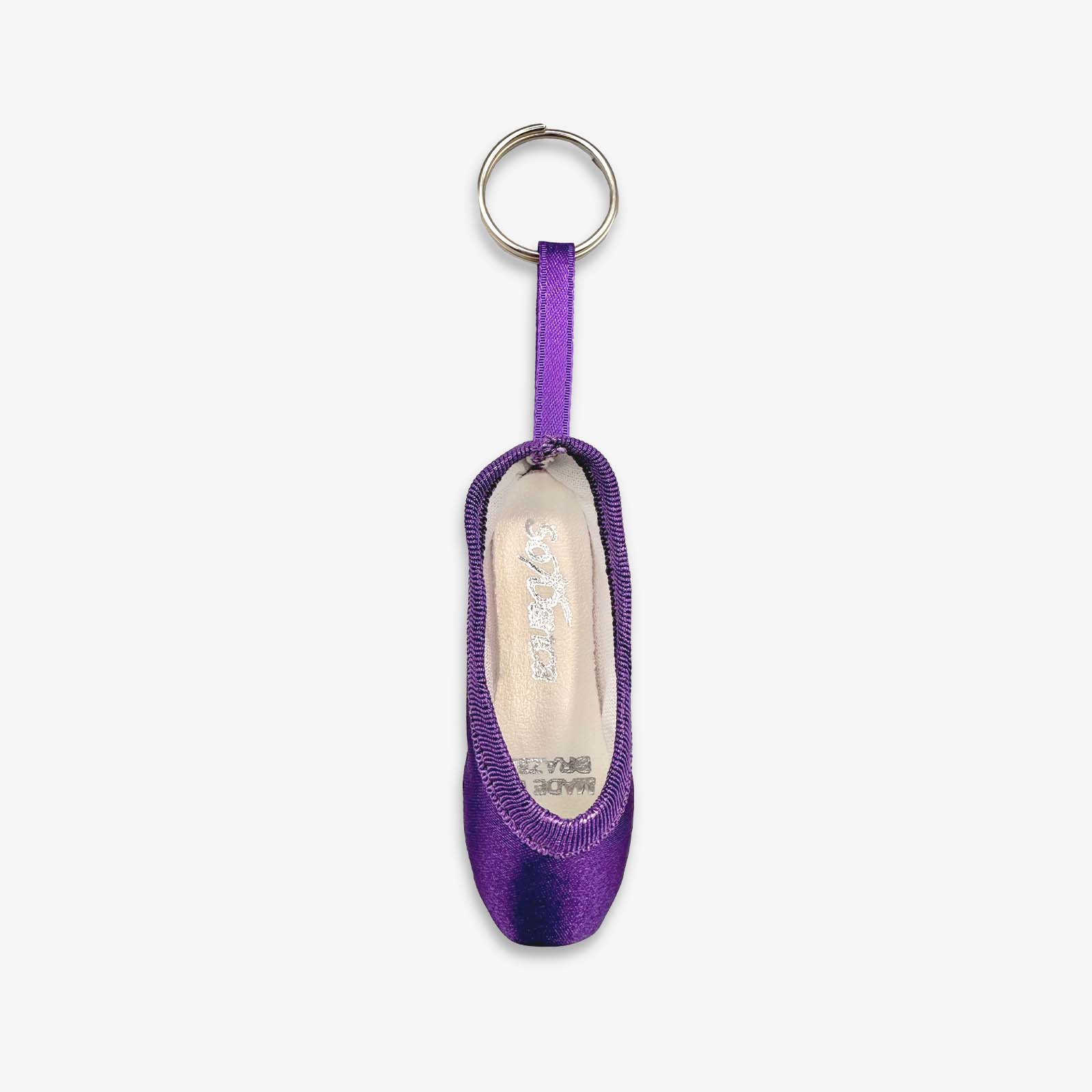 So Danca Mini Pointe Shoe Keychain KC40 – satin ballet pointe shoe keychain