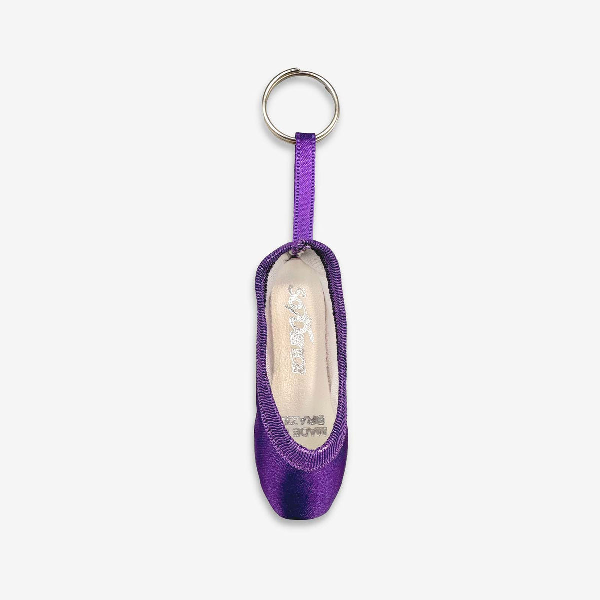 So Danca Mini Pointe Shoe Keychain KC40 – satin ballet pointe shoe keychain