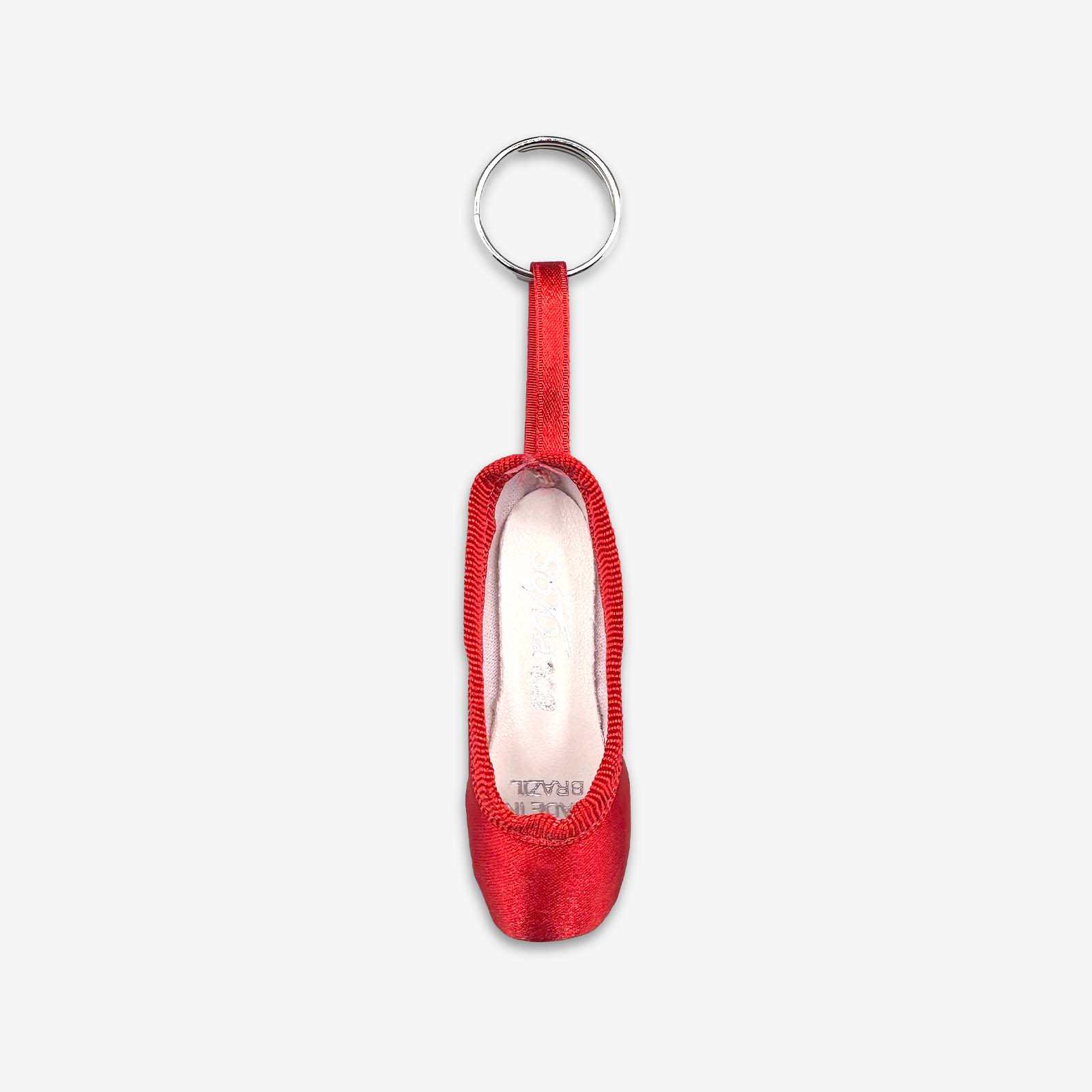 So Danca Mini Pointe Shoe Keychain KC40 – satin ballet pointe shoe keychain