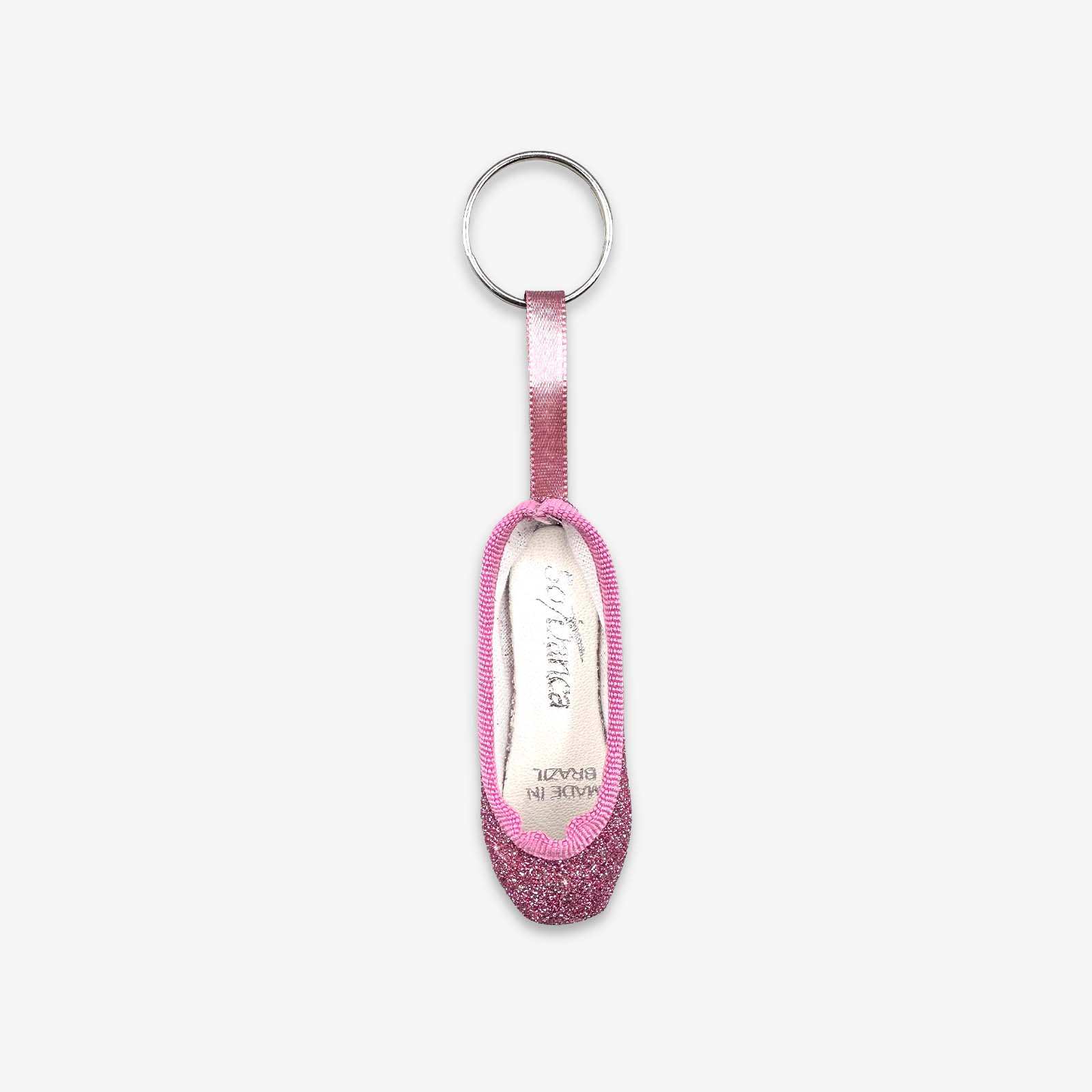 So Danca Mini Pointe Shoe Keychain KC40 – satin ballet pointe shoe keychain