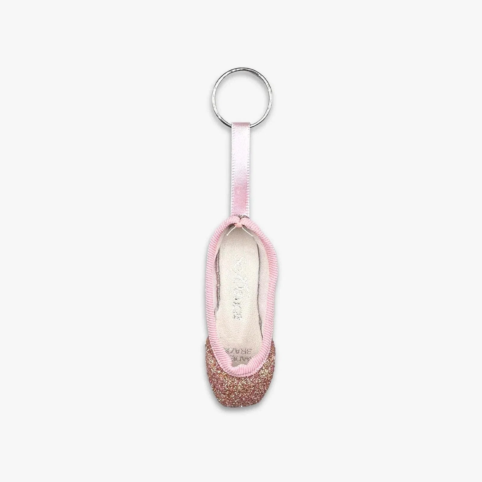So Danca Mini Pointe Shoe Keychain KC40 – satin ballet pointe shoe keychain
