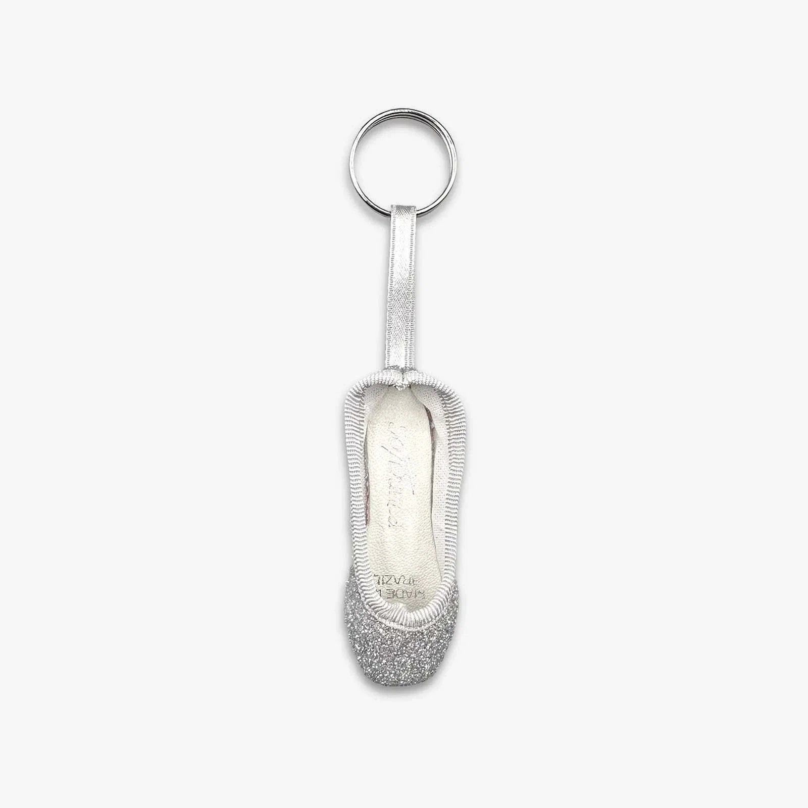 So Danca Mini Pointe Shoe Keychain KC40 – satin ballet pointe shoe keychain