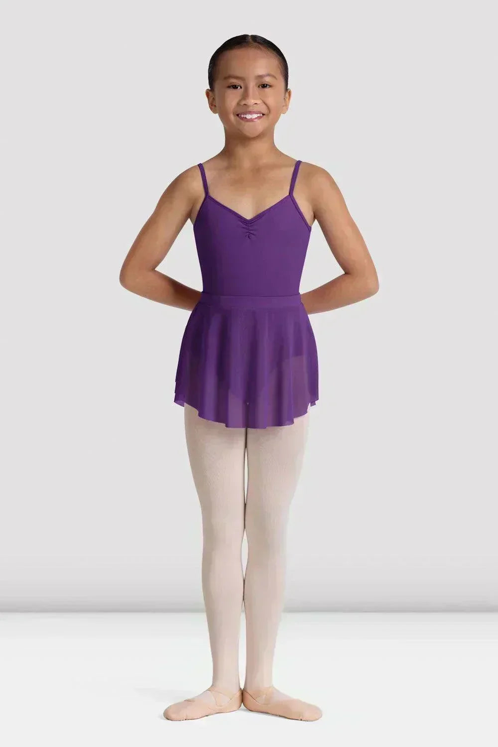 Tutu Skirt - Girls Pull On Mesh - Viola